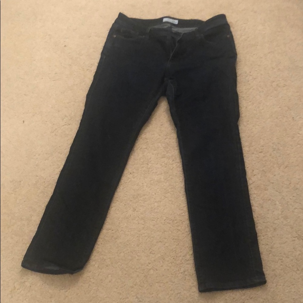 Loft Curvy straight petite jeans